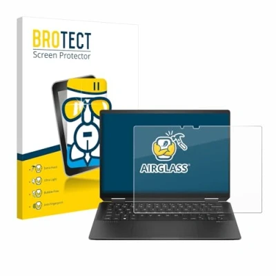 Abbildung von BROTECT Schutzglas für HP Spectre x360 (14 e) 2024 Schutzfolie Panzer Folie Glas [Extrem Kratzfest 9H, Anti Fingerprint, Ultra Transparent]