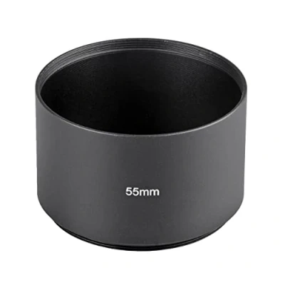 Abbildung von ayex Aluminium Gegenlichtblende Sonnenblende lang 55mm