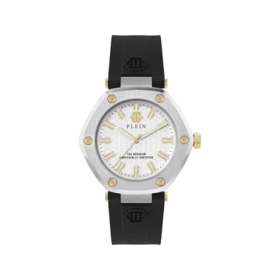 Abbildung von Philipp Plein Damen Uhr Analog Quarz The Hexagon PW1BA0223 Silikon