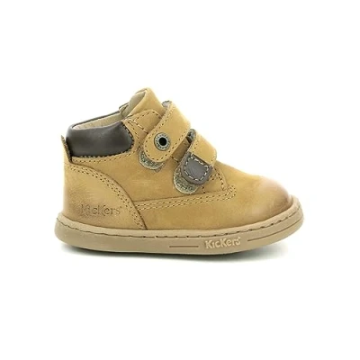 Abbildung von Kickers Tackeasy Klettschuh für Kinder, Größe: 21, Camel Schuhe