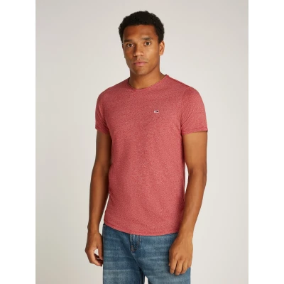 Abbildung von Tommy Jeans SLIM NECK Tshirt basic, Herren, Größe: 54, Regatta red
