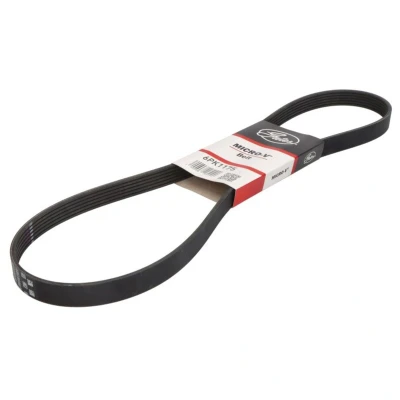 Abbildung von GATES 6PK1175 Keilrippenriemen 1174 6 Polyester, EPDM (Ethylen Propylen Dien Kautschuk) DACIA: SANDERO 2, Duster SUV, LOGAN MCV RENAULT: