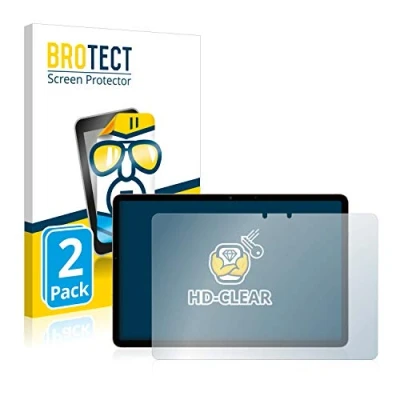 Abbildung von BROTECT (2 Stück Schutzfolie für Samsung Galaxy Tab S7 WiFi 2020 (im Querformat) Displayschutz Folie Ultra Klar