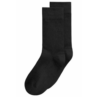Abbildung von MELA Socken Gerippte 2er Pack Das Elasthan &quot;Roica&quot; ist abbaubar, ohne Schadstoffe zu hinterlassen