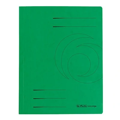 Abbildung von herlitz 10902906 Schnellhefter A4 Quality, grün, kaufmännische und Behördenheftung, 25 Stück