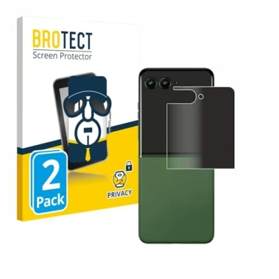 Abbildung von BROTECT (2 Stück Anti Spy Blickschutzfolie für Motorola Razr 50 Ultra (Hinteres Display) Privacy Screen Protector [Displayschutz, Sichtschutz]