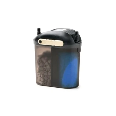 Abbildung von Eden 94070 FES 60 Aquarium Außenfilter geräuscharmes Doppelfiltersystem, für Aquarien bis zu Liter, platzsparendende Aufbewahrung, ideal Nanoaquarien