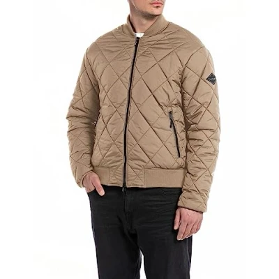 Abbildung von Replay Herren Jacke Bomberjacke Winter, Earth 557 (Braun), S