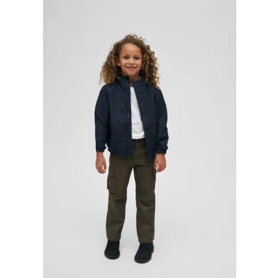 Abbildung von Brandit Kinder KIDS Frontzip Übergangsjacke für Kinder, Größe: 158/164, Navy