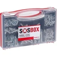 Abbildung von Fischer Schrauben und Dübel Set SOS Box 180 Stück