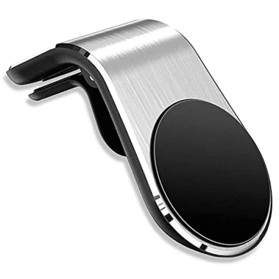 Abbildung von OcioDual Auto Handyhalterung Silber Magnet Handy Autohalterung Lüftung Halter KFZ Magnetische 360º Handyhalter Halterung Typ L