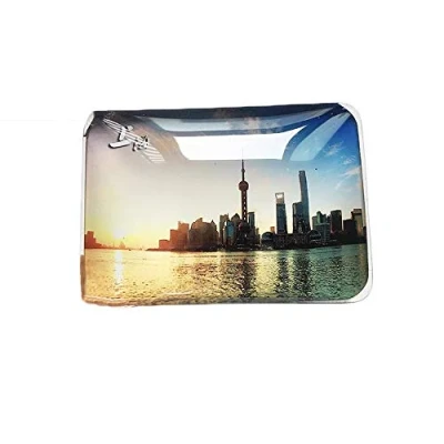Abbildung von Shanghai China 3D Kühlschrank Kühlschrankmagnet Kristallglas Handgemachte Tourist Travel Souvenir Sammlung Geschenk Whiteboard Magnetischen Aufkleber Dekoration