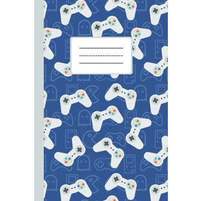 Abbildung von Gaming Notizbuch: Kariertes A5 Notizheft für Gamer und Videospiel Enthusiasten Als Tagebuch oder Journal verwendbar
