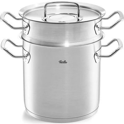 Abbildung von Fissler Kochtopf &quot;ORIGINAL PROFI COLLECTION&quot;, Edelstahl 18/10, (3 tlg.), mit breitem Schüttrand, Kaltmetallgriffen. Made in Germany