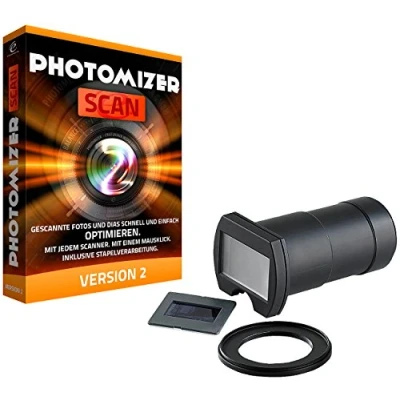 Abbildung von Somikon Dia Duplikator: DSLR Objektiv Aufsatz zum Digitalisieren von Dias/Negativen (Dias Abfotografieren Aufsatz, Diakopierer, Digitalisierung)