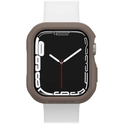 Abbildung von OtterBox All Day Bumper für Apple Watch Series 9/8/7 45mm, stoßfeste, sturzsichere, schlanke Schutzhülle Watch, schützt den Display und die Kanten, Hellbeige