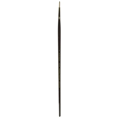 Abbildung von Winsor &amp; Newton 5503004 Monarch Pinsel Rundpinsel Nr.4 3mm, professioneller Synthetikhaarpinsel für Ölfarben oder Acrylfarben