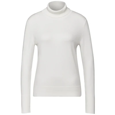 Abbildung von Street One Rollkragen Strickpullover, Damen, Größe: 38, Weiß