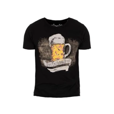 Abbildung von Hangowear Trachtenshirt T Shirt DORFSCHAMPUS schwarz