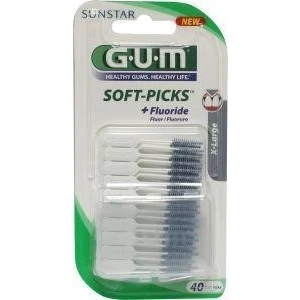 Abbildung von GUM SOFT PICKS Interdentalbürsten X LARGE, DOPPELPACK (2x 40 Stück)
