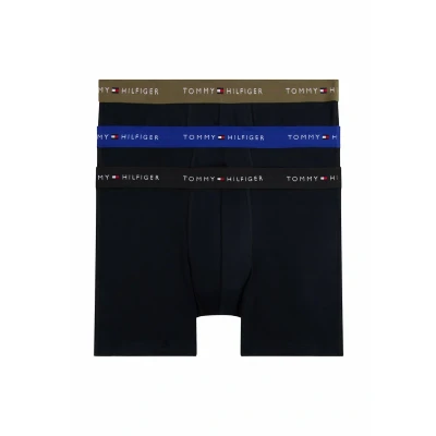 Abbildung von Tommy Hilfiger 3 PACK Panties, Herren, Größe: Medium, Wdg blu blk utlty olv