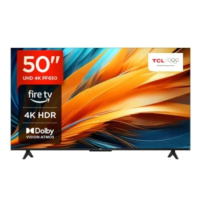 Abbildung von TCL 50PF650 50 Zoll 4K Ultra HD, HDR TV, Smart LED Fire TV (Dolby Vision, Dolby Atmos, DTS, 10, Alexa integriert, Airplay2, Miracast)