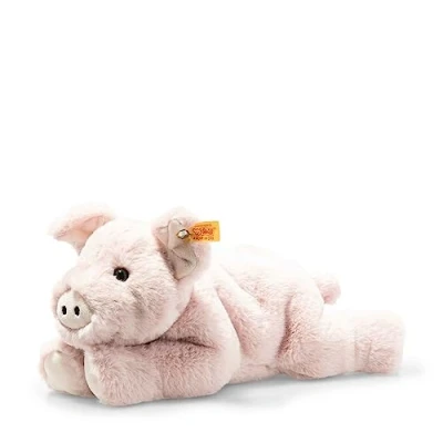 Abbildung von Steiff Kuscheltier Schwein Piko 28 cm liegend 063978