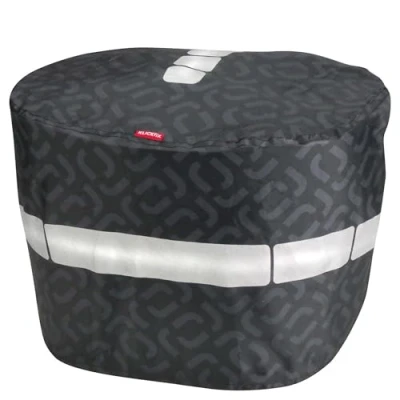 Abbildung von KLICKfix Regenschutzhülle M schwarz für Reisenthel Bikebasket 26x35x34 cm