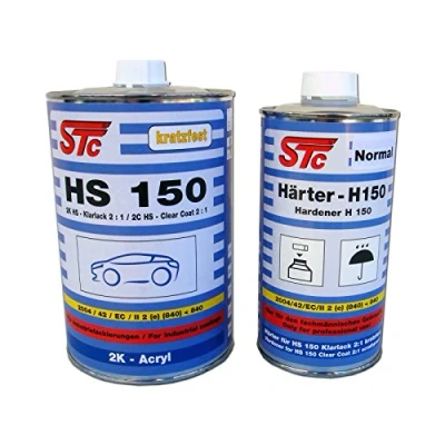 Abbildung von STC 1,5 L Set 2K HS 150 Acryl Klarlack Spezial 2:1 Kratzfest inkl. Härter normal
