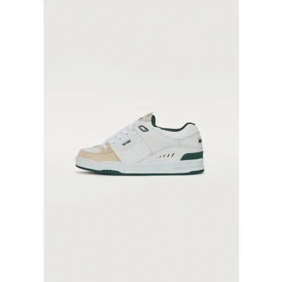 Abbildung von Globe Fusion Skateschuh, Herren, Größe: 45, White/green Leder und lederimitat