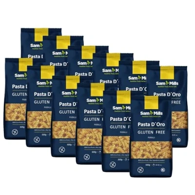Abbildung von Pasta d&#039;oro Glutenfreie Nudeln (Fusilli) aus Maismehl 12er Pack (12 x 500 g)