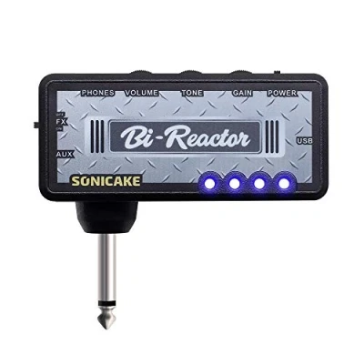 Abbildung von SONICAKE Mini Verstärker Gitarren Delay Effekt AMP Kopfhörer Pocket wiederaufladbar US Style High Gain Tone Bi Reactor
