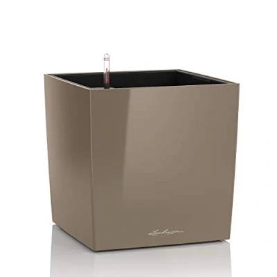 Abbildung von LECHUZA CUBE Premium 50 taupe hochglanz 16565