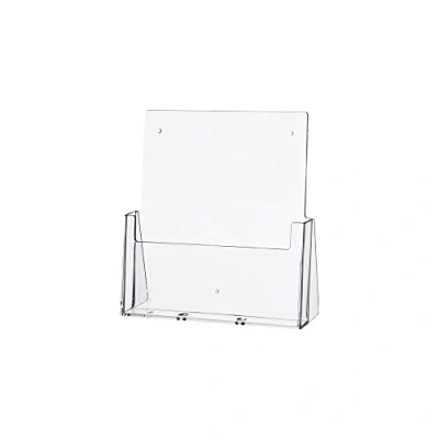 Abbildung von helit H2352302 Tischprospekthalter „the helpdesk“ 1 x DIN A4, glasklar