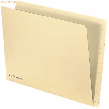 Abbildung von Leitz Einstellmappen Orgacolor Kraftkarton chamois
