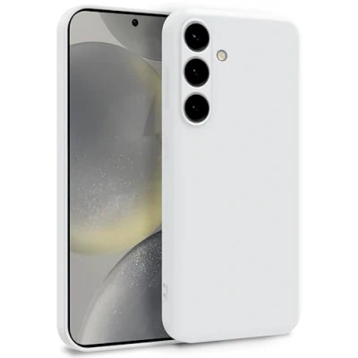 Abbildung von MyGadget Hülle für Samsung Galaxy S24 Plus Zweilagige Handyhülle mit Kameraschutz Cover Innenfutter &amp; Silikon außen Weiß