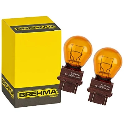 Abbildung von 2x BREHMA PY27/7W WX2,5x16q 12V 27/7W Typ 3757A US Cars Blinker PKW orange
