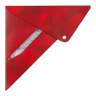 Abbildung von Aristo AR18100B Set 3in1 TZ Dreieck AR1650/2 &amp; Geodreieck AR1552 inkl. Geocover Schutzhülle (Dreiecke mit Tuschenoppen, Lochung und Magnetverschluss) basic
