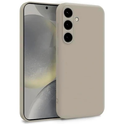 Abbildung von MyGadget Hülle für Samsung Galaxy S24 Plus Zweilagige Handyhülle mit Kameraschutz Cover Innenfutter &amp; Silikon außen Grau