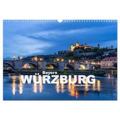 Abbildung von Würzburg Bayern (Wandkalender 2025 DIN A3 quer), CALVENDO Monatskalender