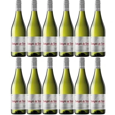 Abbildung von Miguel Torres Sangre de Toro Blanco 0.0 Weißwein alkoholfrei Wein trocken vegan Spanien Inkl. FeinWert E Book (12 x 0,75l)