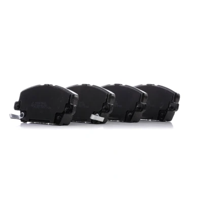 Abbildung von RIDEX 402B0152 Bremsbelagsatz Vorderachse mit akustischer Verschleißwarnung Anti Quietsch Blech HONDA: CIVIC 8 Stufenheck, Hatchback