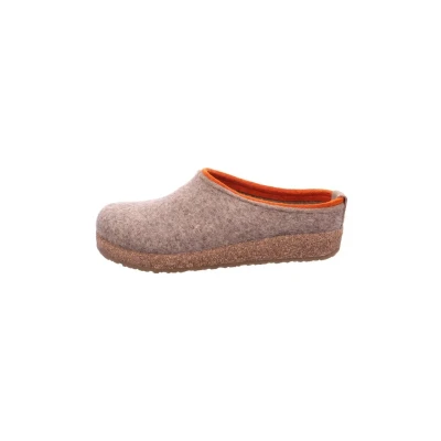 Abbildung von Haflinger Hausschuh, Damen, Größe: 44, Beige Schuhe