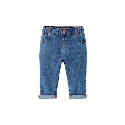Abbildung von Vertbaudet Mädchen Baby Mom fit Jeans Blue Stone 86