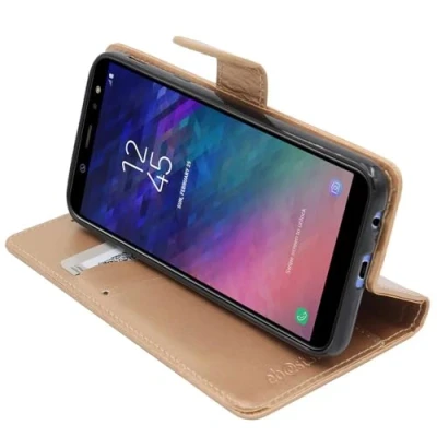 Abbildung von ebestStar kompatibel mit Samsung A6+ 2018 Hülle Galaxy A6 Plus SM A605F Kunstleder Wallet Case Handyhülle [PU Leder], Kartenfächern, Standfunktion, Gold [A6+ 2018: 160.2 x 75.7 7.9mm, 6.0&#039;&#039;]