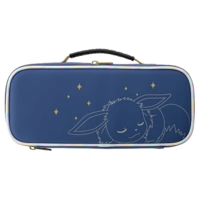 Abbildung von HORI Nintendo Switch Cargo Pouch Compact (Eevee Evolutions) Split Pad Compatible Travel Case Officially Licensed by &amp; Pokémon OLED Model