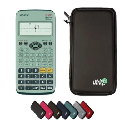 Abbildung von CALCUSO Sparpaket Schwarz mit Taschenrechner Casio FX 92+ Speciale College (Französisch)