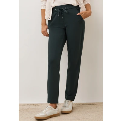 Abbildung von CECIL Damen 3715964 Casual Fit Hose, Ink Green, L