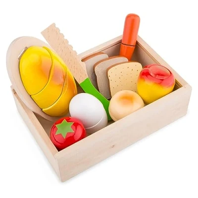 Abbildung von New Classic Toys 10580 Kinderrollenspiele Essen Schneiden Set