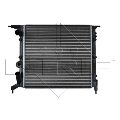 Abbildung von NRF 58785 Kühler, Motorkühlung Aluminium 390 378 23 Kühlrippen mechanisch gefügt RENAULT: CLIO 1, 19 II Schrägheck
